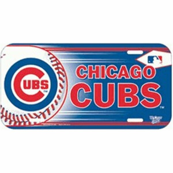 Caseys Chicago Cubs License Plate Plastic CA52084